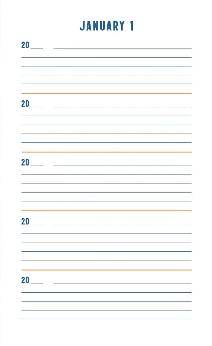 One Line A Day Journal | Pendleton Stripe