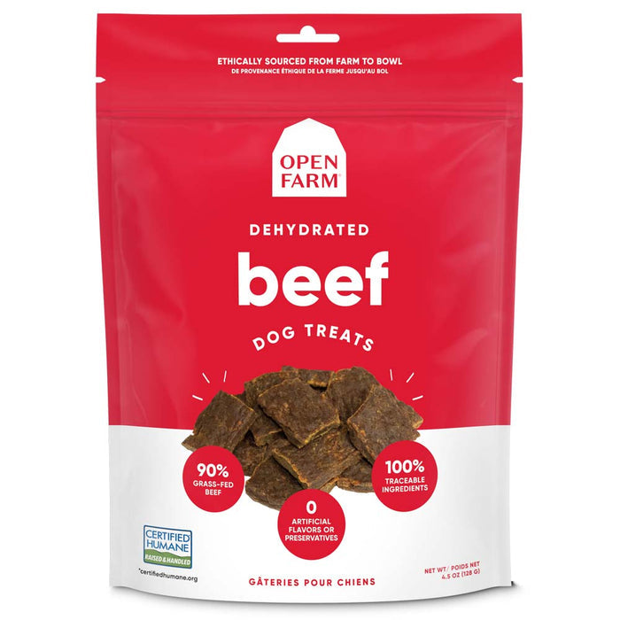 Open Farm Dehydrated Beef Treats 4.5oz - Paw Naturals
