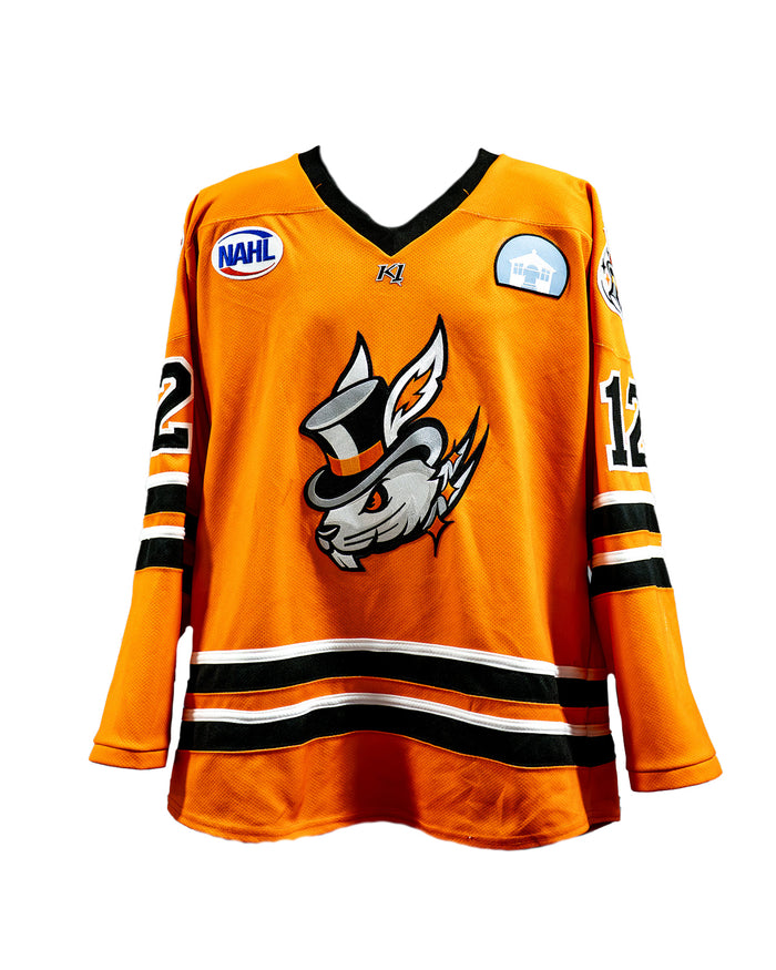Orange Danbury NAHL Jerseys