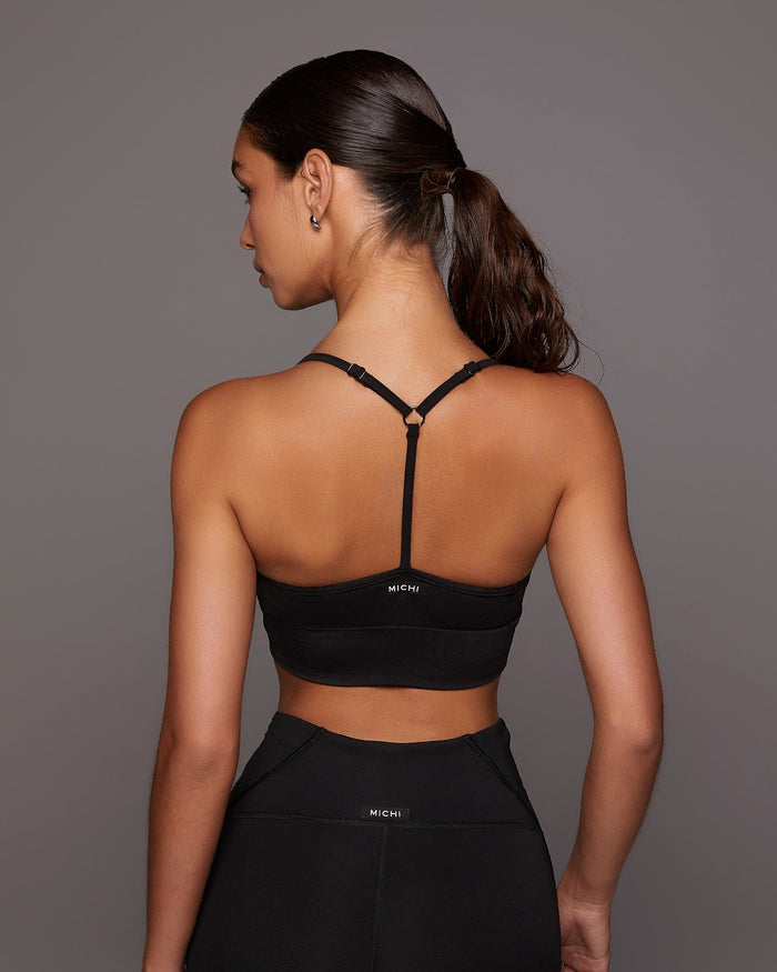 Palma Longline Bra - Black