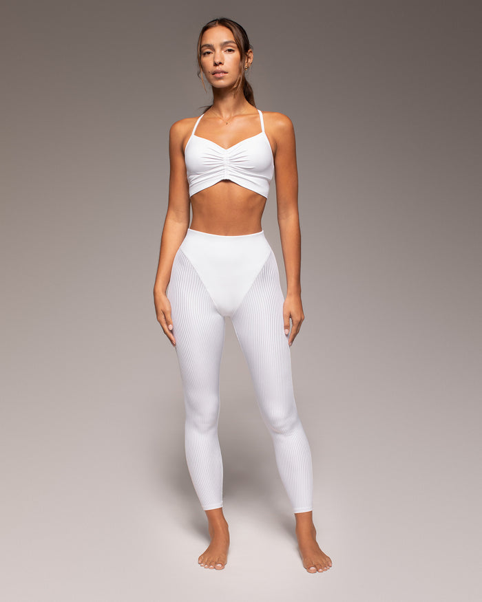 Palma Longline Bra - White