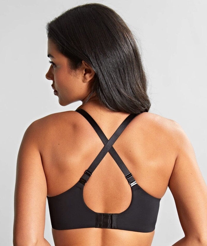 Panache 355 Underwired T-Shirt Bra - Black Bras