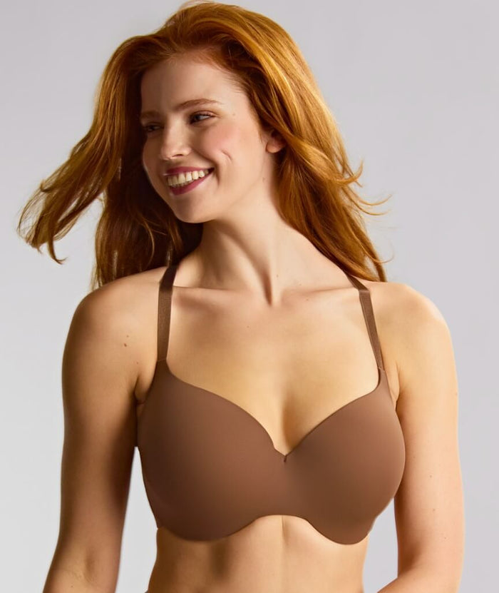 Panache 365 Underwired T-Shirt Bra - Cocoa