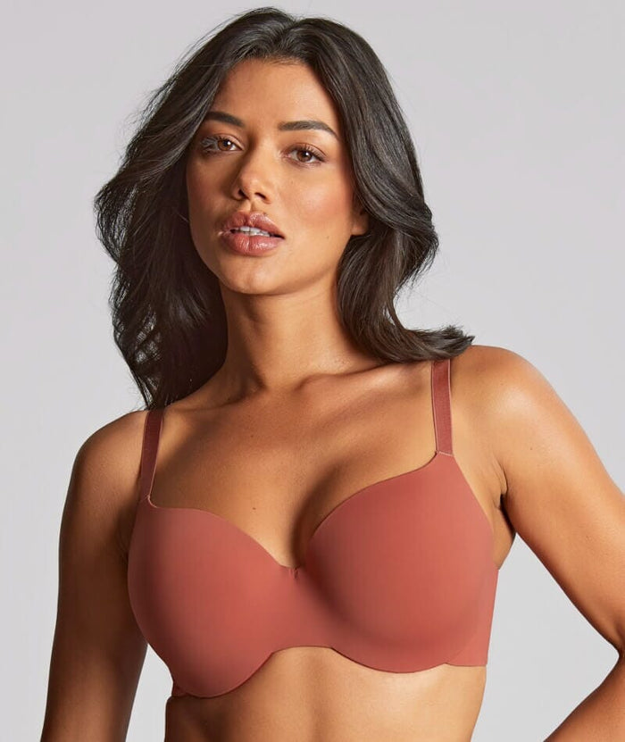 Panache 365 Underwired T-Shirt Bra - Lipstick Bras