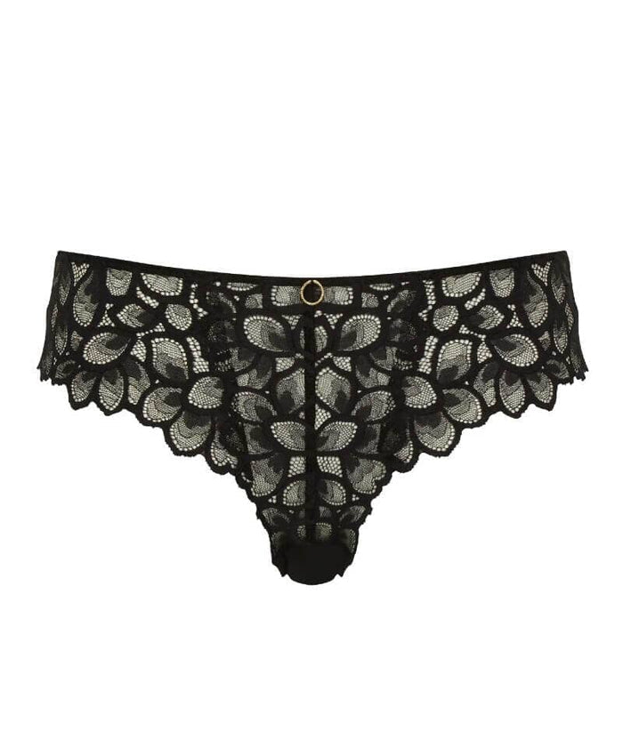 Panache Allure Brief - Black/Latte Knickers