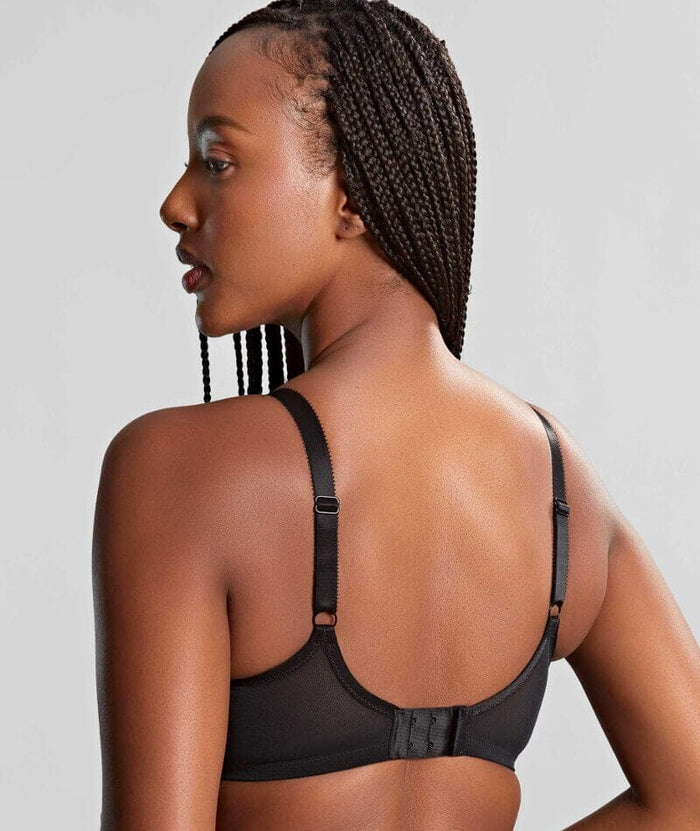 Panache Allure Underwired Balconnet Bra - Black / Latte Bras