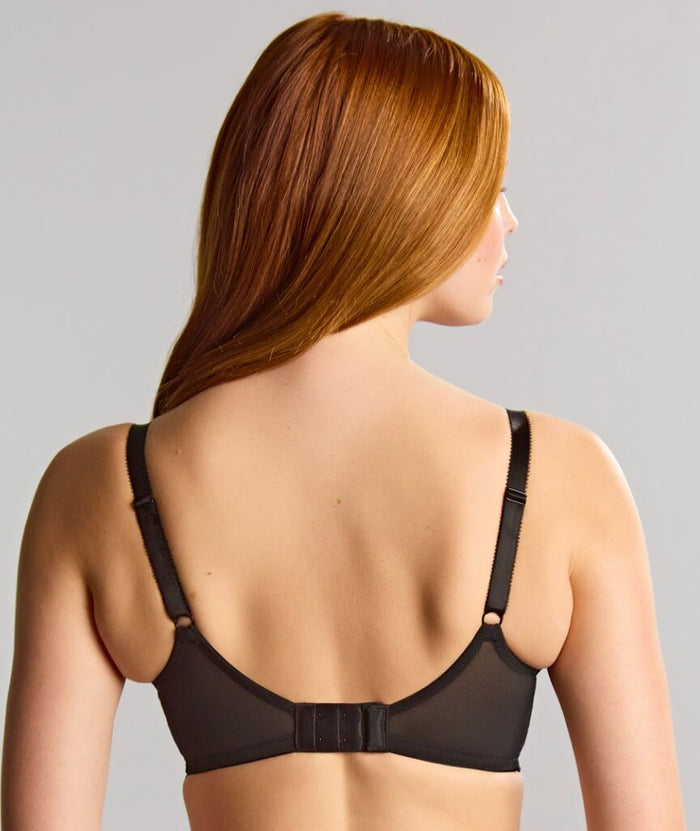 Panache Allure Underwired Full Cup Bra - Black/Latte