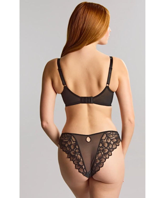 Panache Allure Underwired Full Cup Bra - Black/Latte
