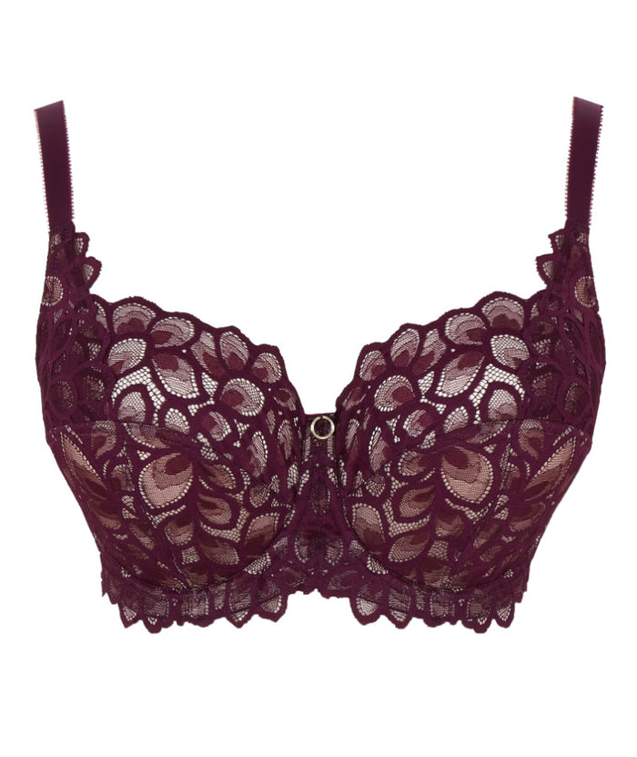 Panache Allure Underwired Full Cup Bra - Plum