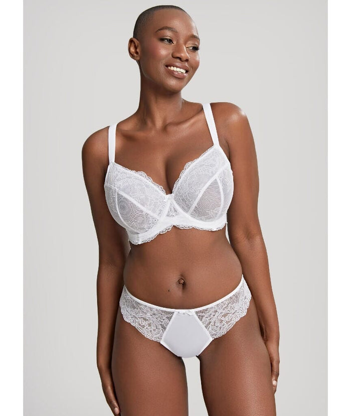 Panache Ana Thong - White Knickers