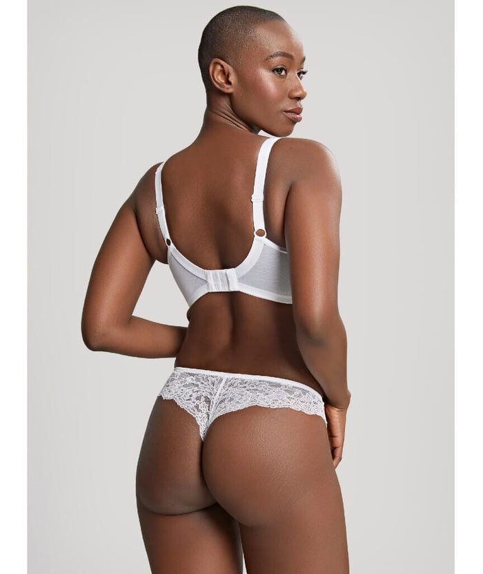 Panache Ana Thong - White Knickers