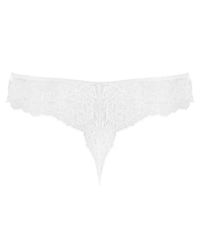 Panache Ana Thong - White Knickers