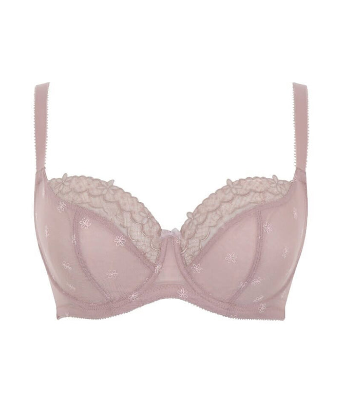 Panache Blossom Balconnet Bra - Taupe Bras