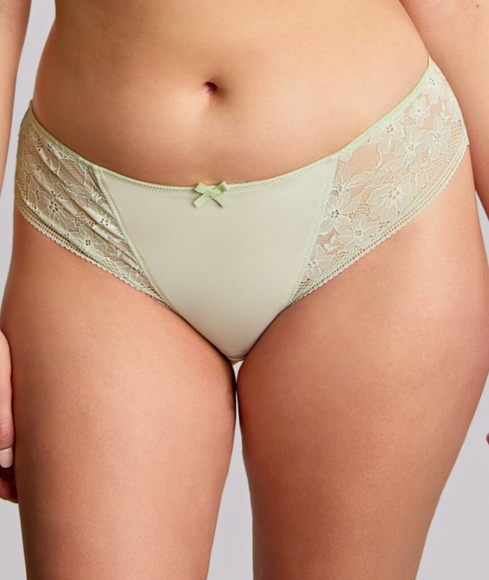Panache Celeste Brazilian Brief - Pistachio