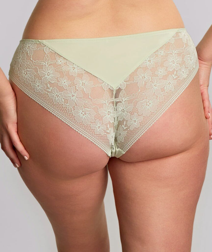 Panache Celeste Brazilian Brief - Pistachio