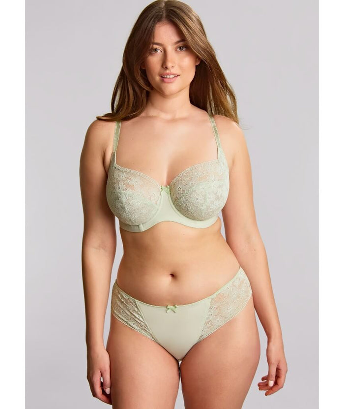 Panache Celeste Brazilian Brief - Pistachio