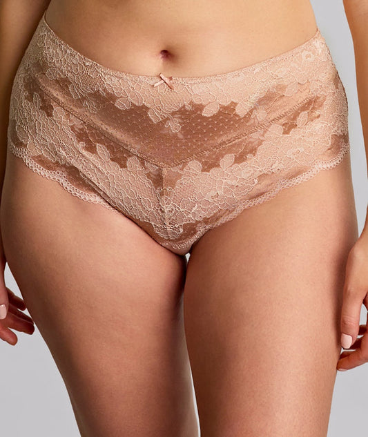 Panache Clara Deep Brief - Honey