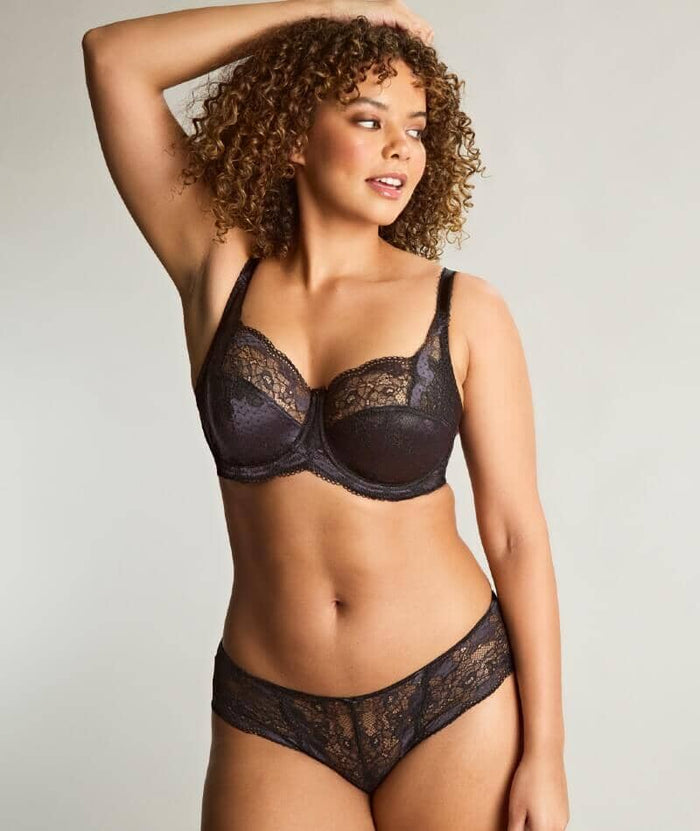 Panache Clara Full Cup Underwired Bra - Black Bras