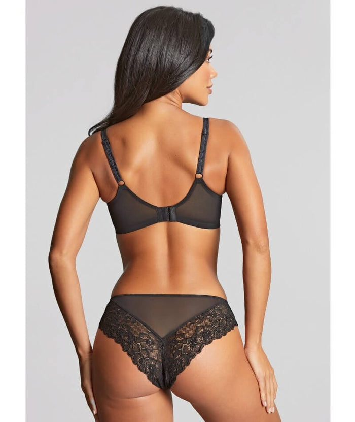 Panache Envy Brazilian Brief - Black Knickers