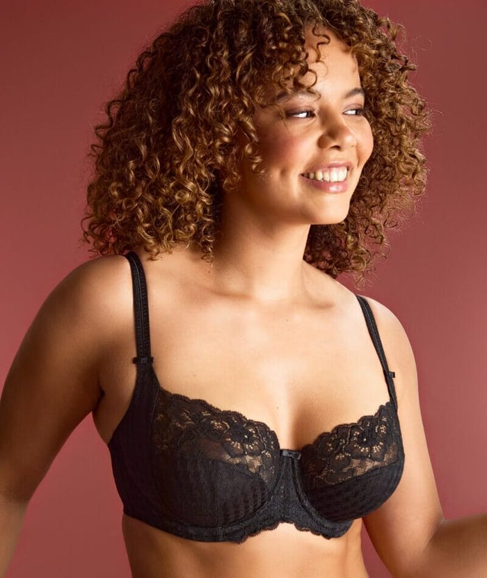 Panache Envy Full Cup Underwire Bra - Black Bras