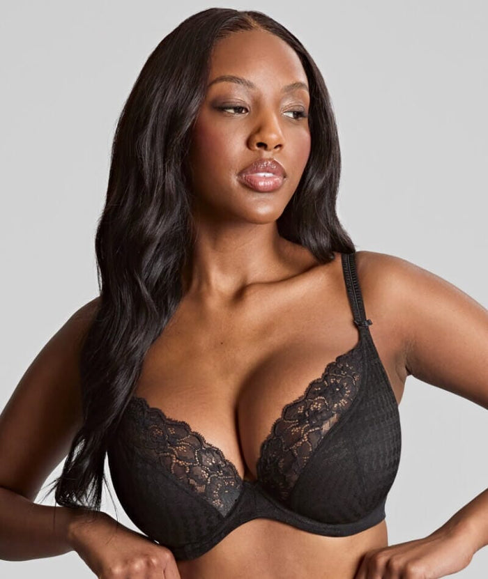 Panache Envy Plunge Underwire Bra - Black Bras