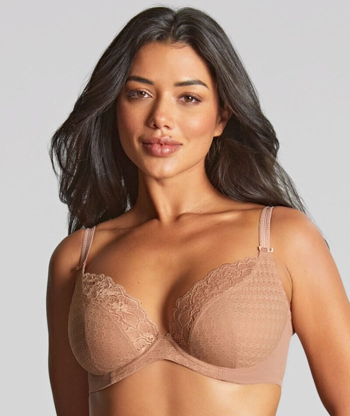Panache Envy Plunge Underwire Bra - Honey Bras