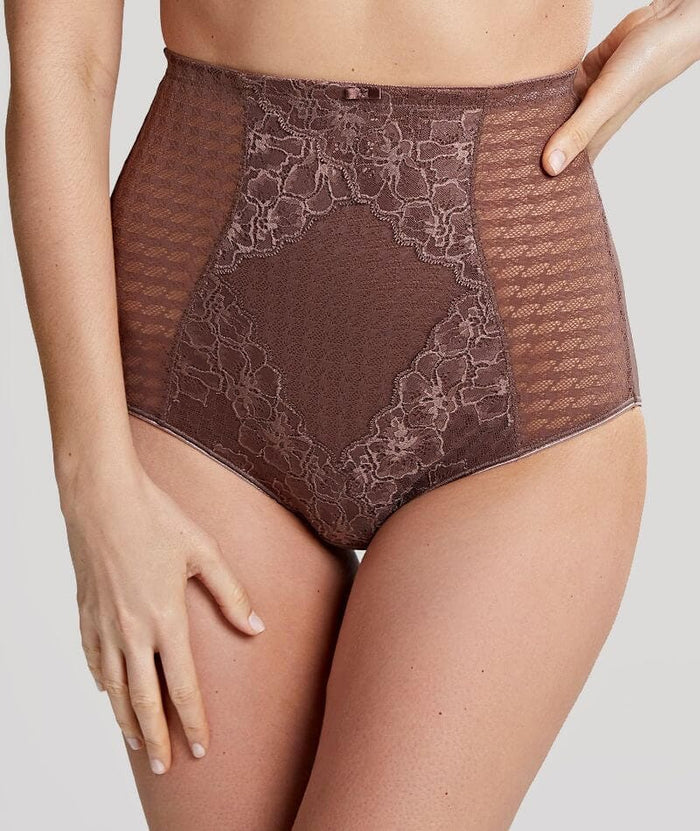 Panache Envy Shaping Brief - Chestnut Knickers