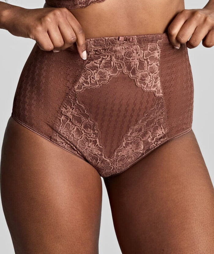 Panache Envy Shaping Brief - Chestnut Knickers