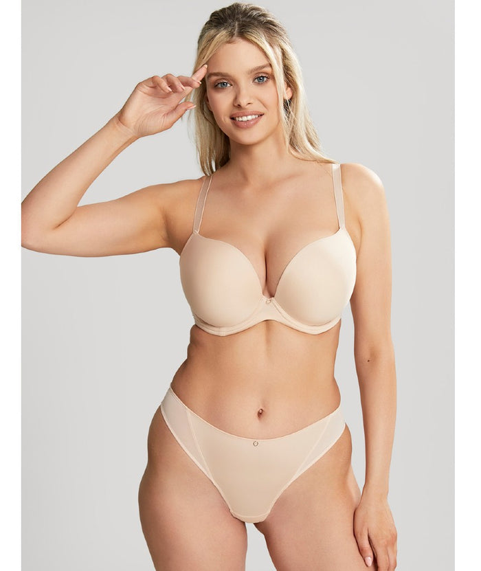 Panache Faith Moulded Plunge Bra - Latte