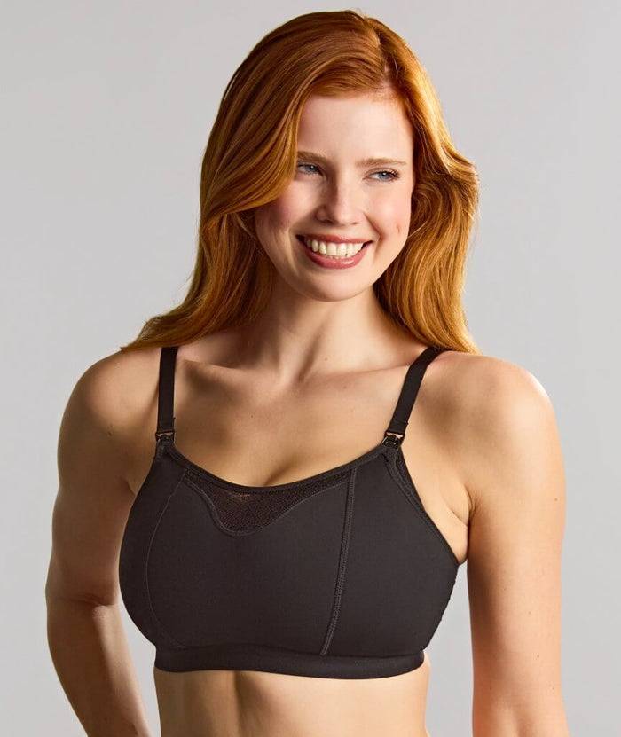 Panache Katherine Maternity & Nursing Wire-free Bra - Black