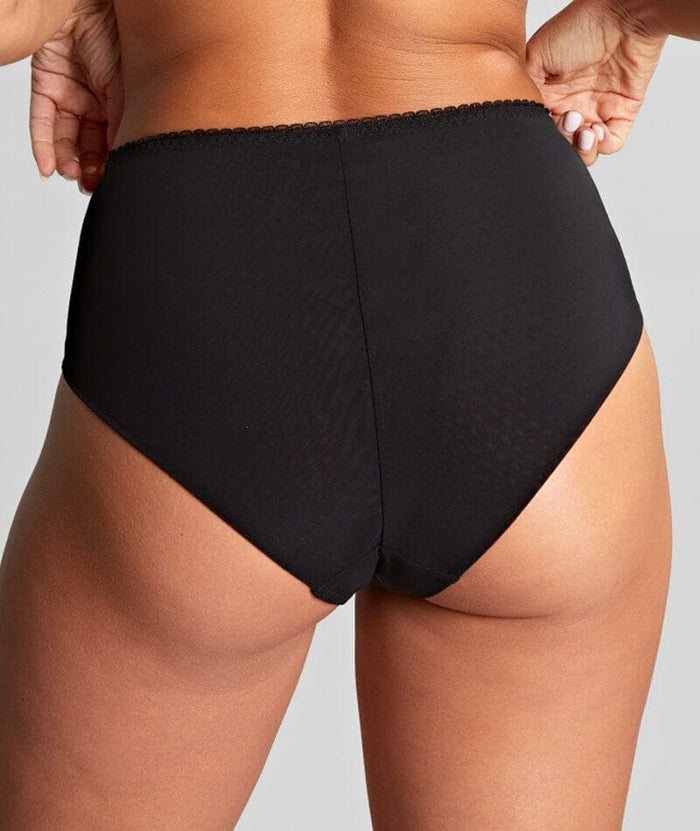 Panache Meadow Deep Brief - Black Knickers