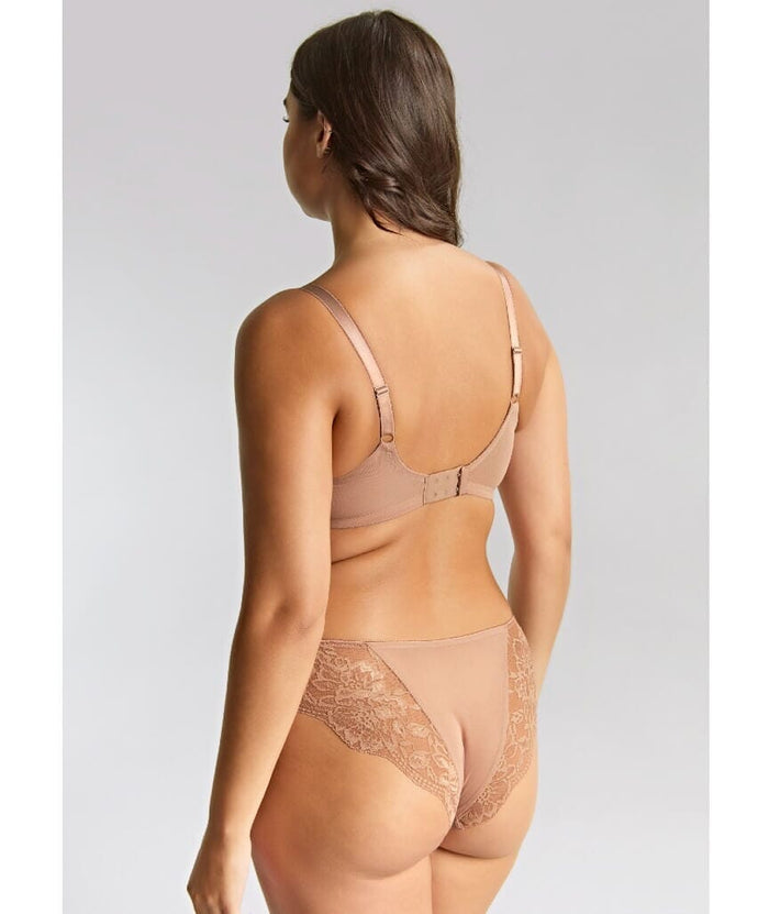 Panache Nina Underwired Balconette Bra - Mocha Bras