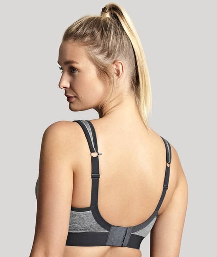 Panache Sport Wire-free Sports Bra - Charcoal Marle Bras