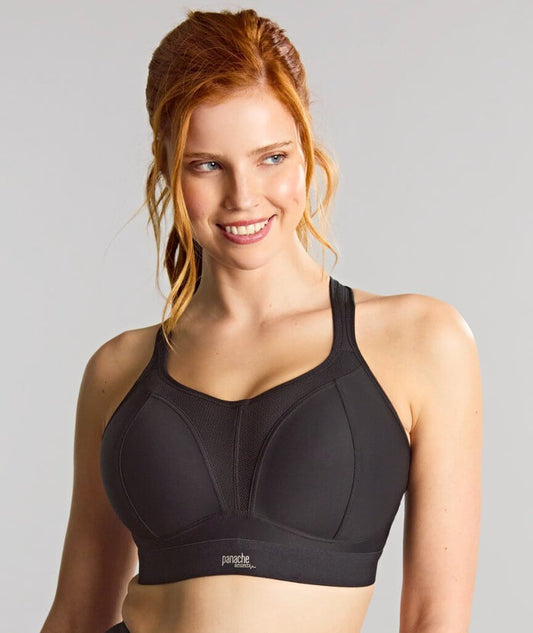 Panache Sport Boundless Wire-free Sports Bra- Black
