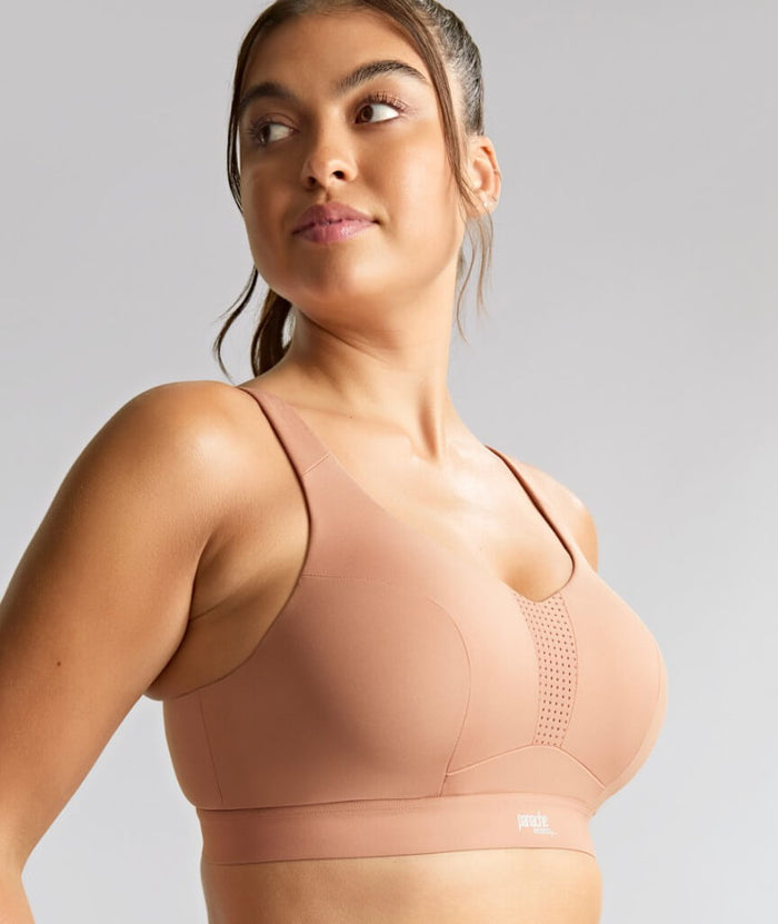 Panache Sport Endurance Ultra Perform Non Padded Underwire Sports Bra - Dusty Rose