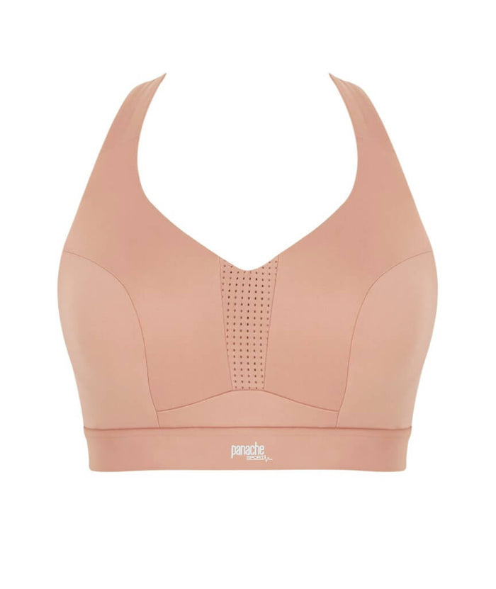 Panache Sport Endurance Ultra Perform Non Padded Underwire Sports Bra - Dusty Rose