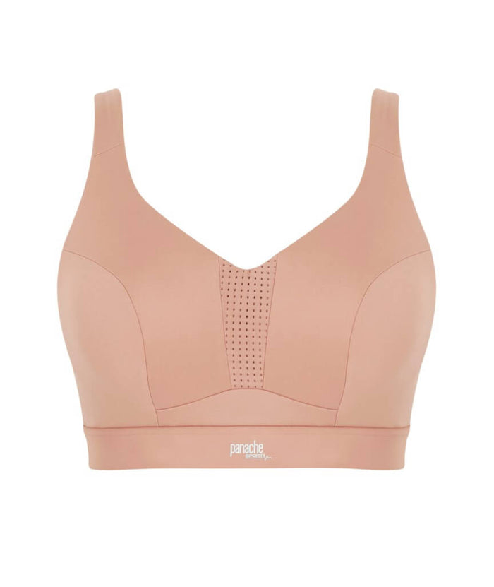 Panache Sport Endurance Ultra Perform Non Padded Underwire Sports Bra - Dusty Rose