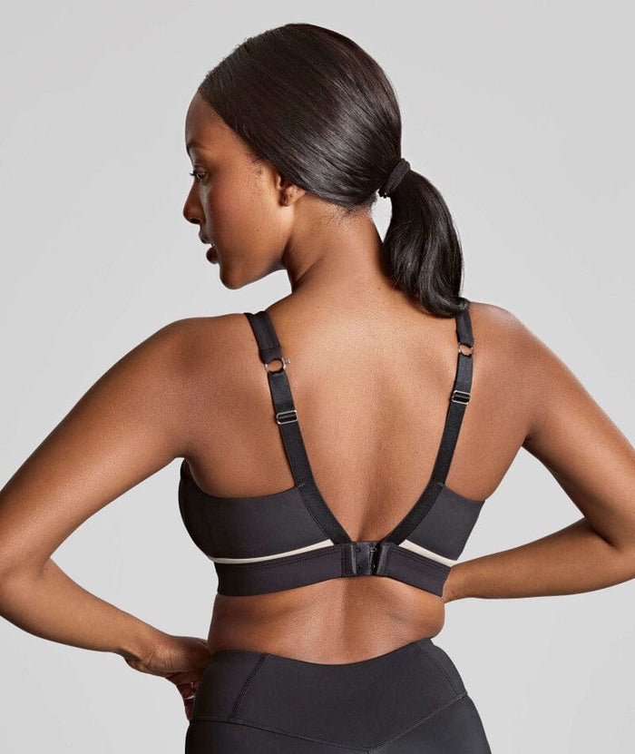 Panache Sport Freedom Wire-free Sports Bra- Black Chalk Bras