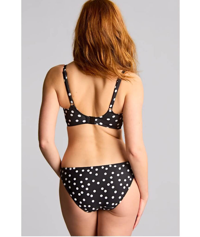 Panache Swimwear Florence Balcony Underwired Bikini Top- Polka Dot Print