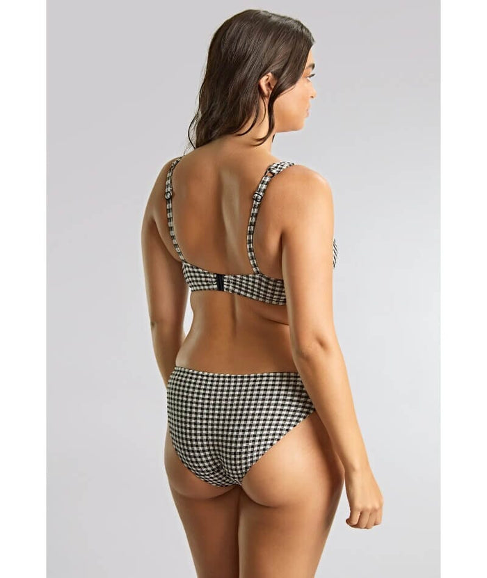Panache Swimwear Gingham Olivia Underwire Full Cup Bikini - Black Gingham Swim