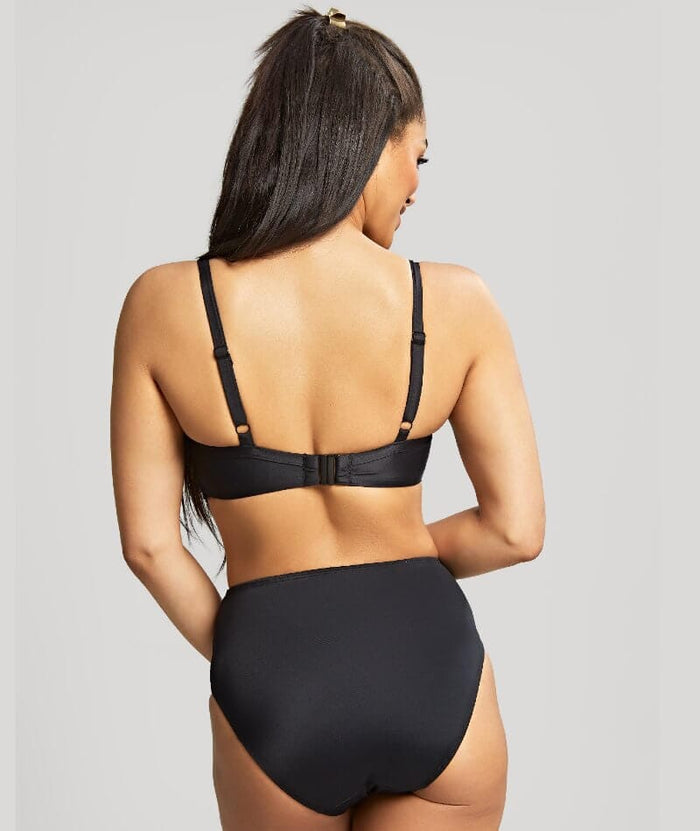 Panache Swim Serenity Plunge D-H Cup Bikini Top - Noir Swim