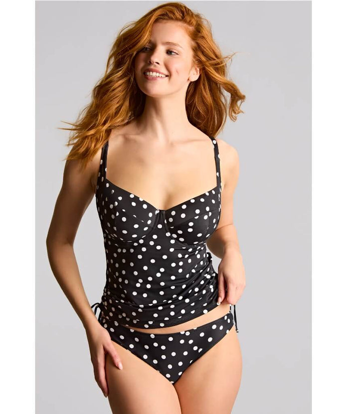 Panache Swimwear Sienna Balcony Underwired Tankini - Polka Dot Print