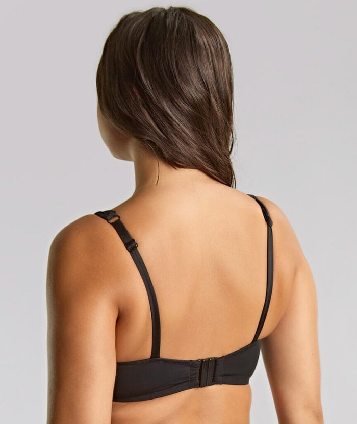 Panache Swimwear Signature Gina Underwire Square Neck Bikini Top - Black Swim