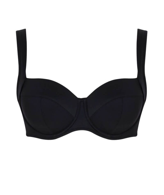 Panache Swimwear Signature Olivia Underwire Full Cup Bikini - Black Swim