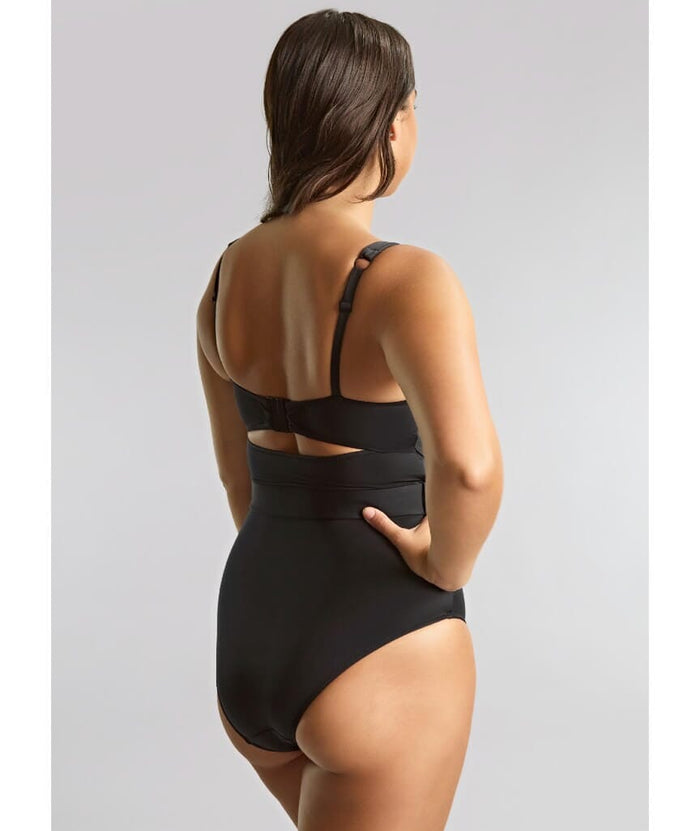 Panache Swimwear Signature Serena Square Neck One Piece Swimsuit - Black Swim