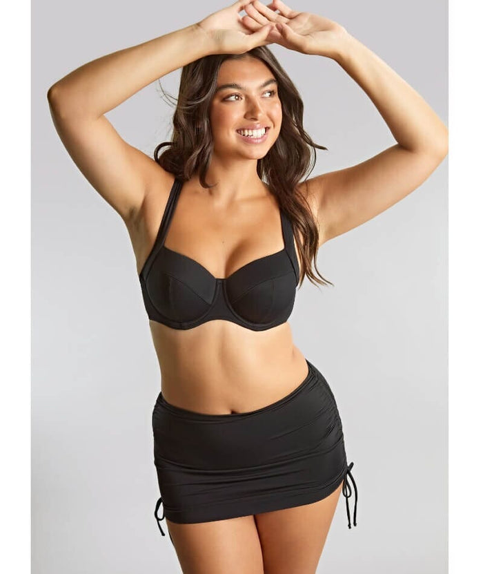 Panache Swimwear Signature Skirted Pant - Black Swim