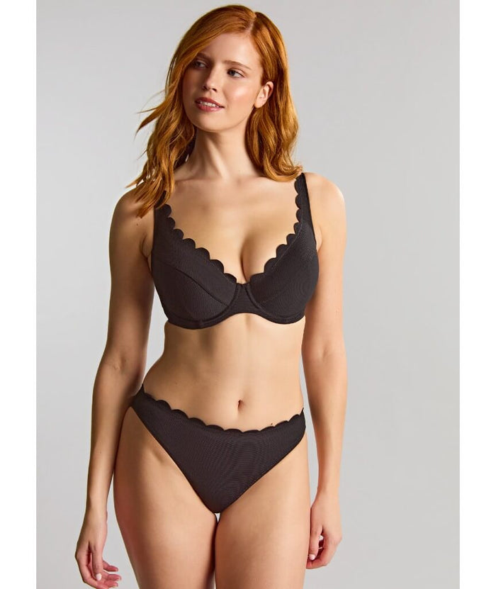Panache Swimwear Spirit Lauren Plunge Bikini Top - Black