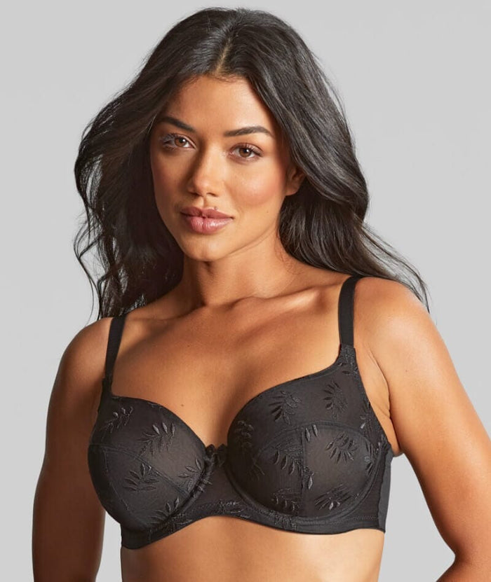 Panache Tango Underwired Balconnet Bra - Black Bras