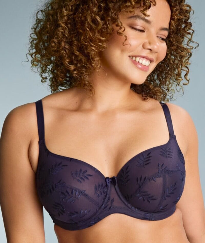 Panache Tango Underwired Balconnet Bra - Navy Bras
