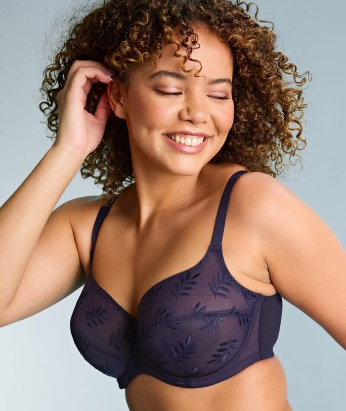 Panache Tango Underwired Balconnet Bra - Navy Bras